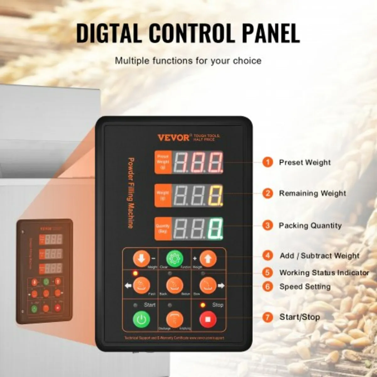 Powder Filling Machine, 0.022-1.1lbs/10-500g, Auto - Image 2