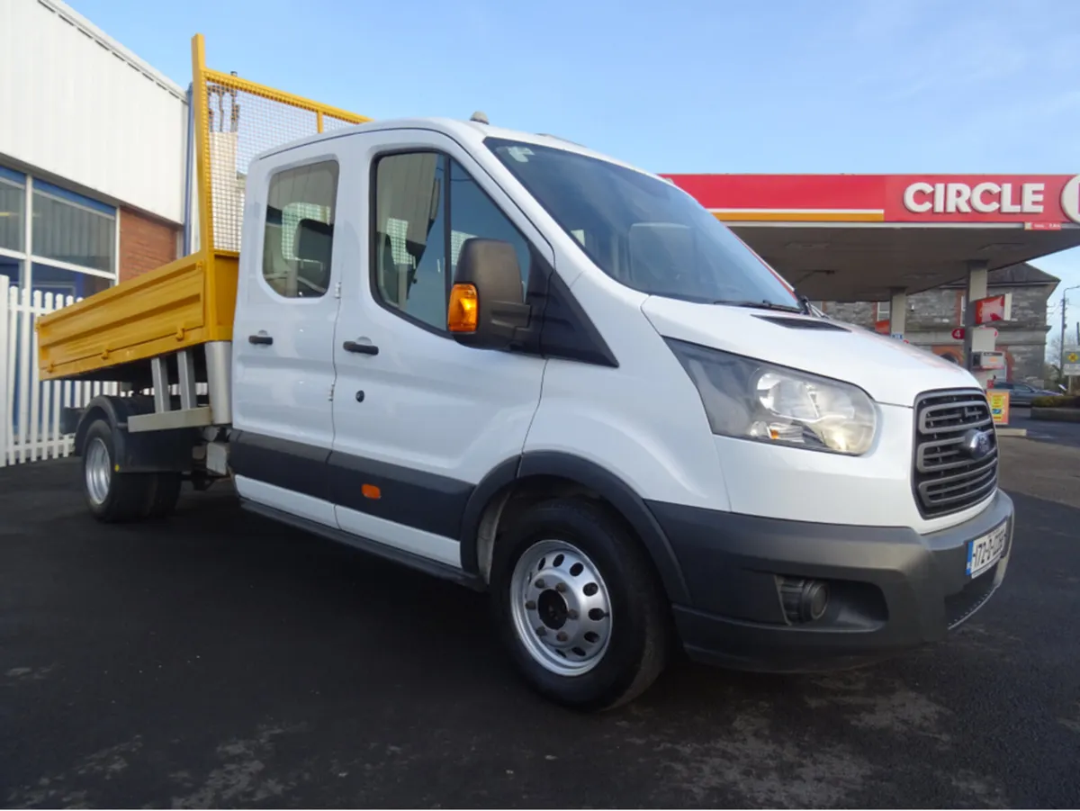 Ford Transit 7 Seater Crew Cab Tipper 9ft - Image 1