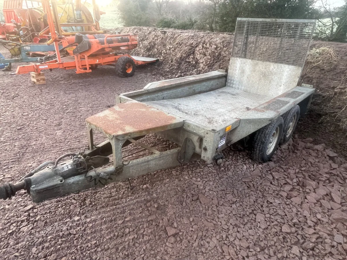 Ifor Williams 8x4 plant trailer - Image 3