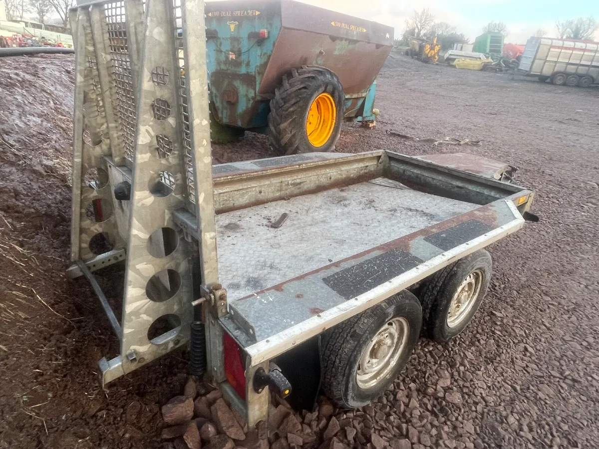 Ifor Williams 8x4 plant trailer - Image 4