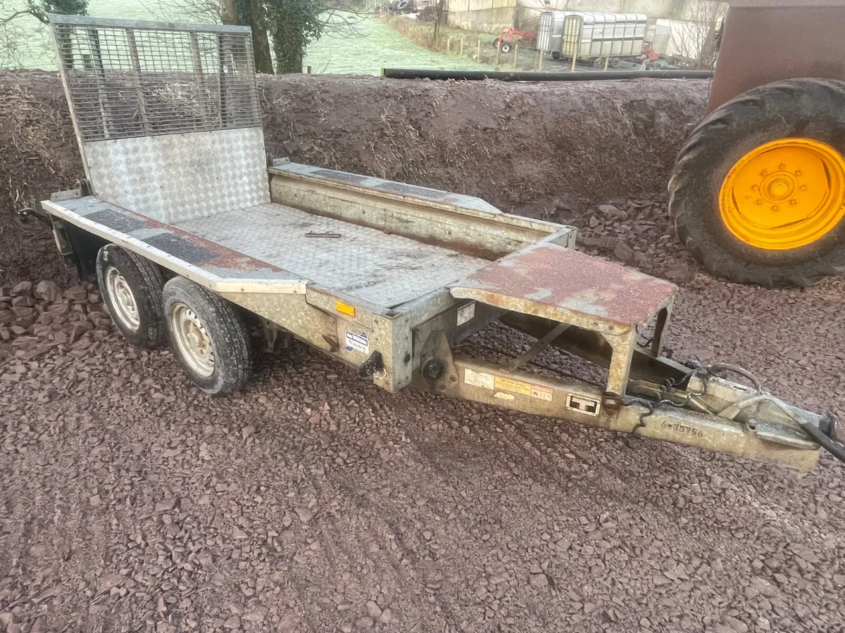 Ifor Williams 8x4 plant trailer - Image 1
