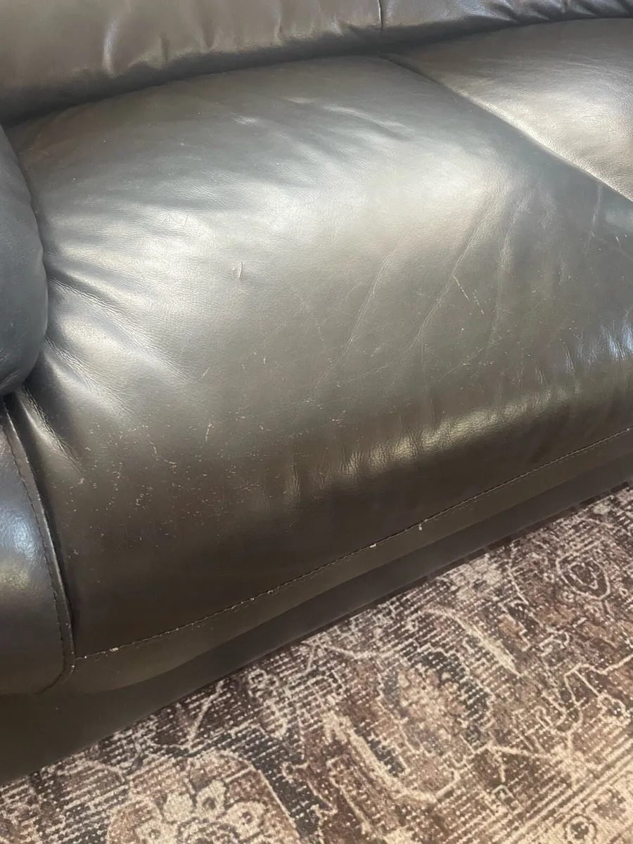 Leather 3 Seater - Image 4