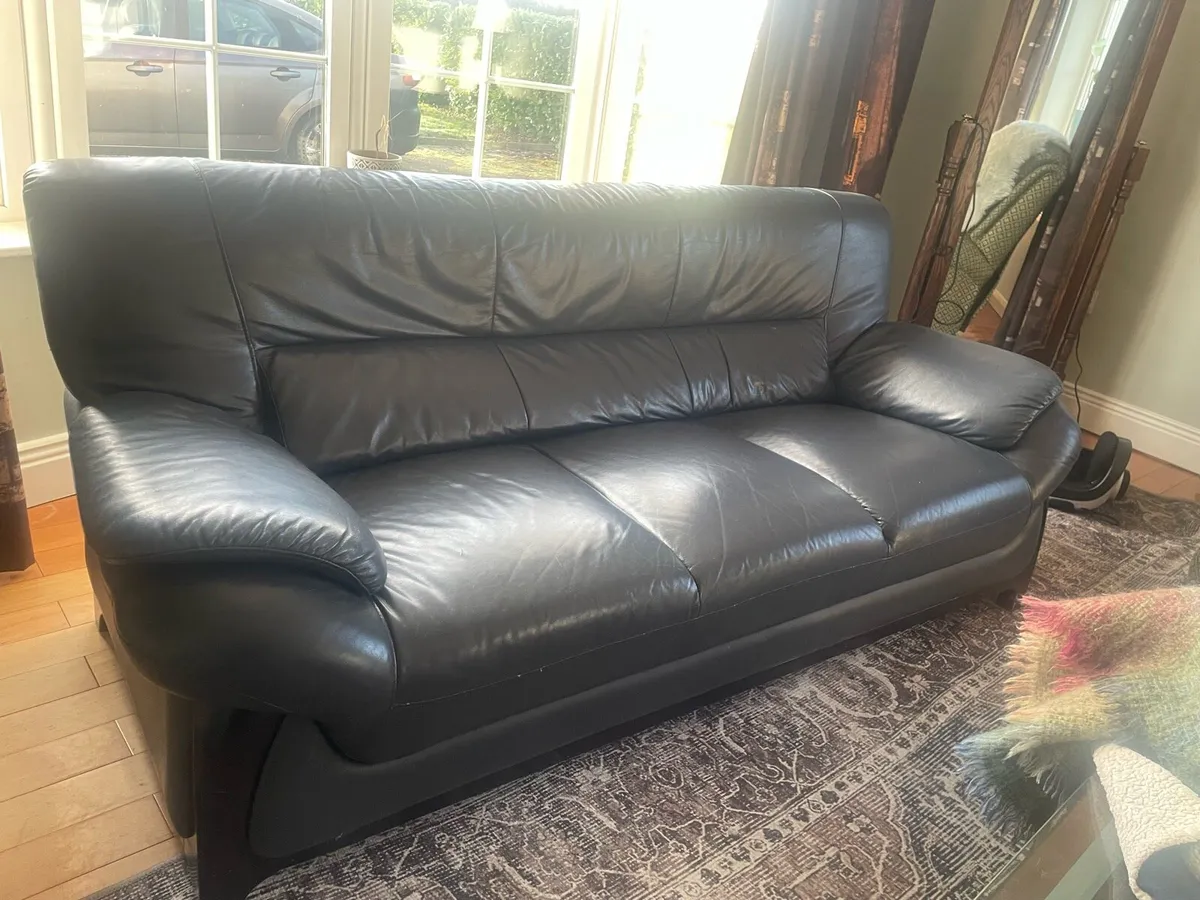 Leather 3 Seater - Image 3