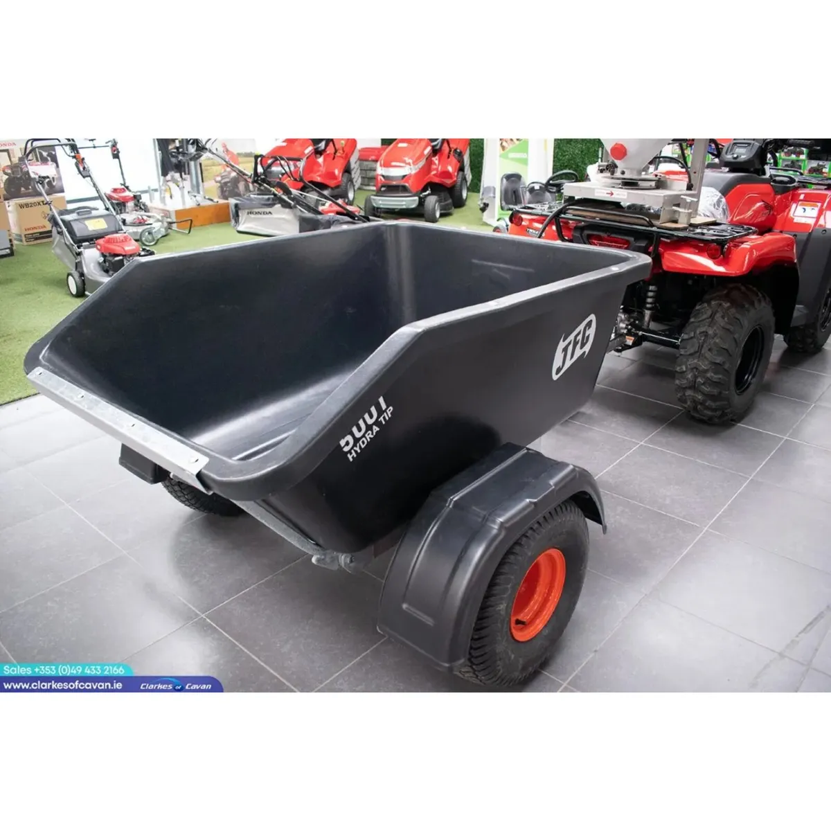 New JFC Quad Hydraulic Tipping Trailer 500 Litre - Image 4