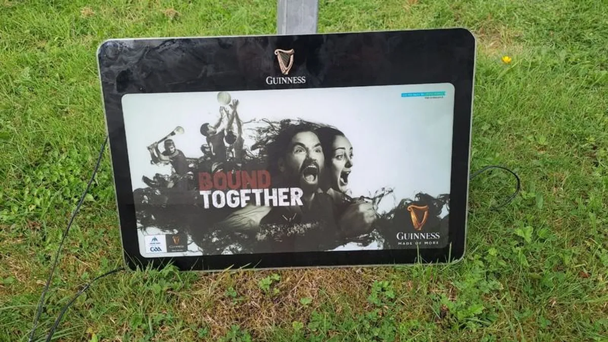 Guinness GAA Light up Advertising sign - Image 1