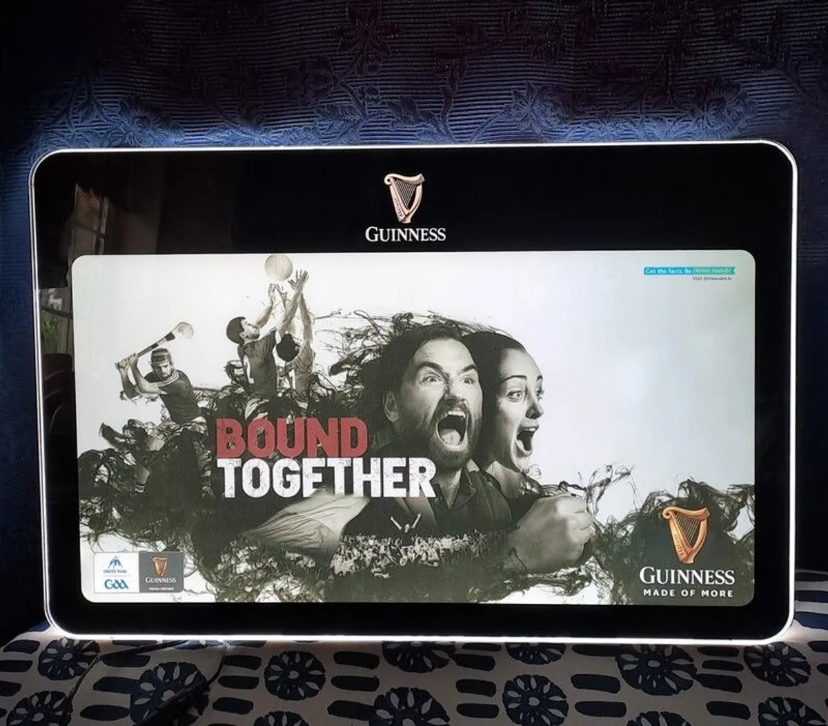 Guinness GAA Light up Advertising sign - Image 4