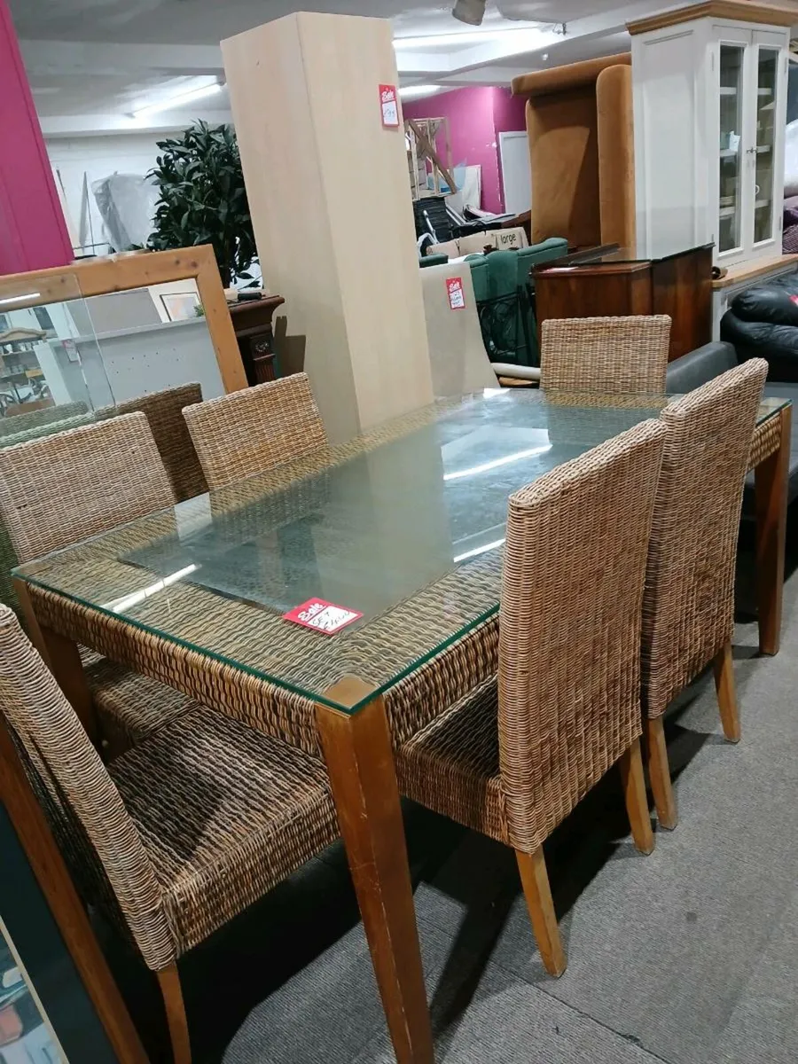 Rattan dining set - Image 1