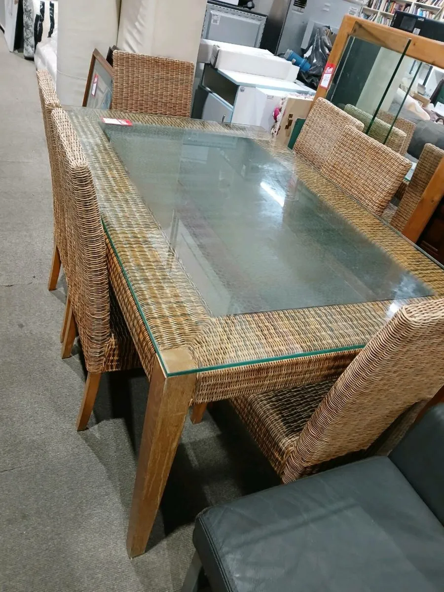 Rattan dining set - Image 4