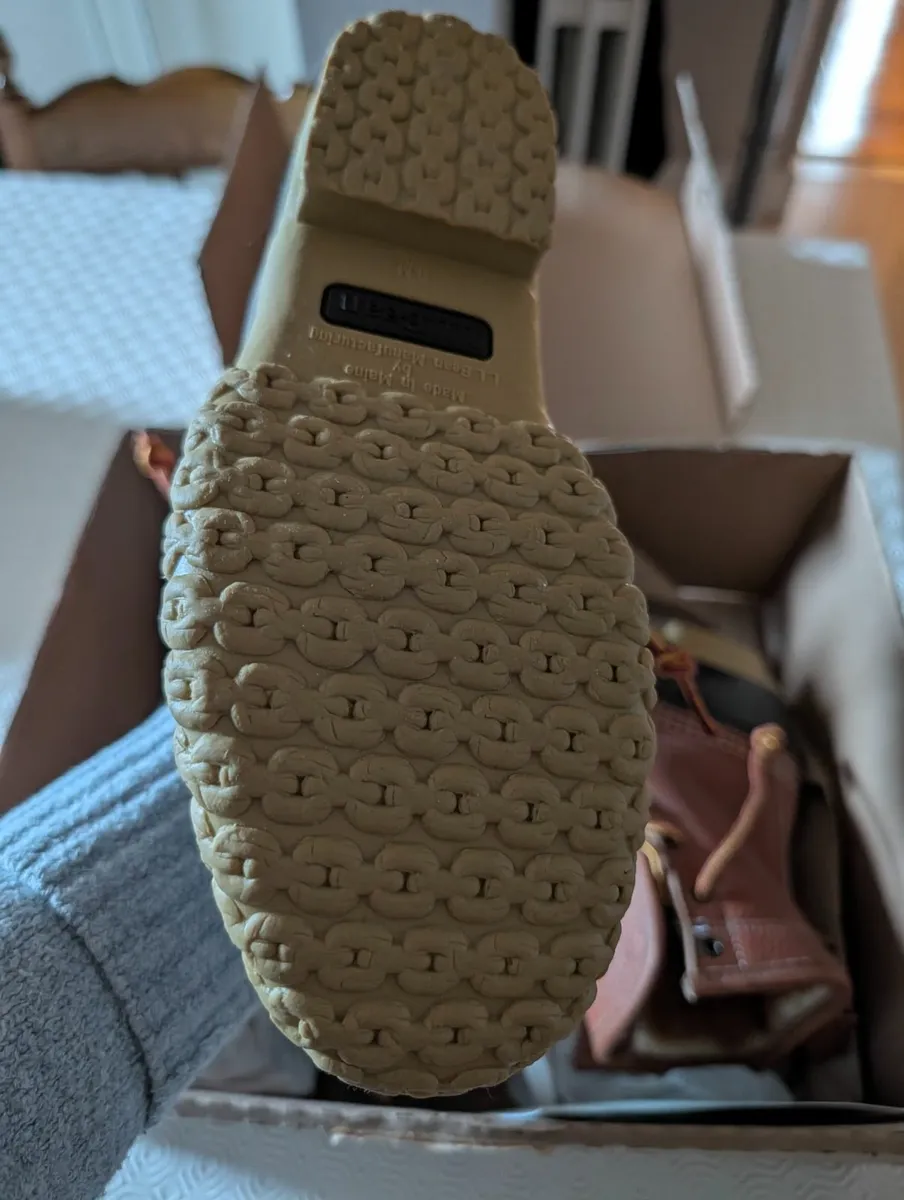 Brand new LL Bean leather and shearling boots - Image 4