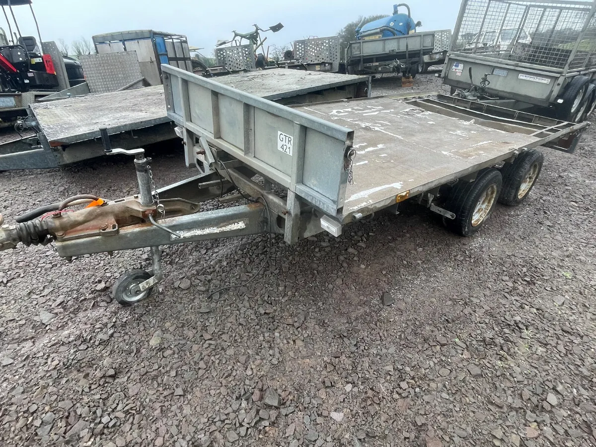 Ifor Williams 12x5 6” flat trailer - Image 1