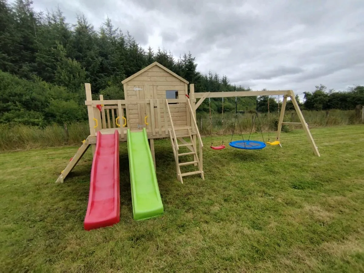 Playhouse - Climbing Frame -Swings - Image 4