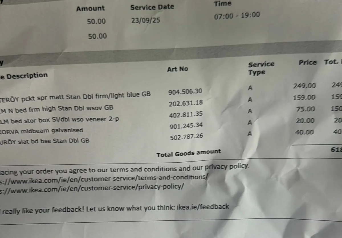 Double Storage Bed with 4 Drawers & Mattress - Image 2