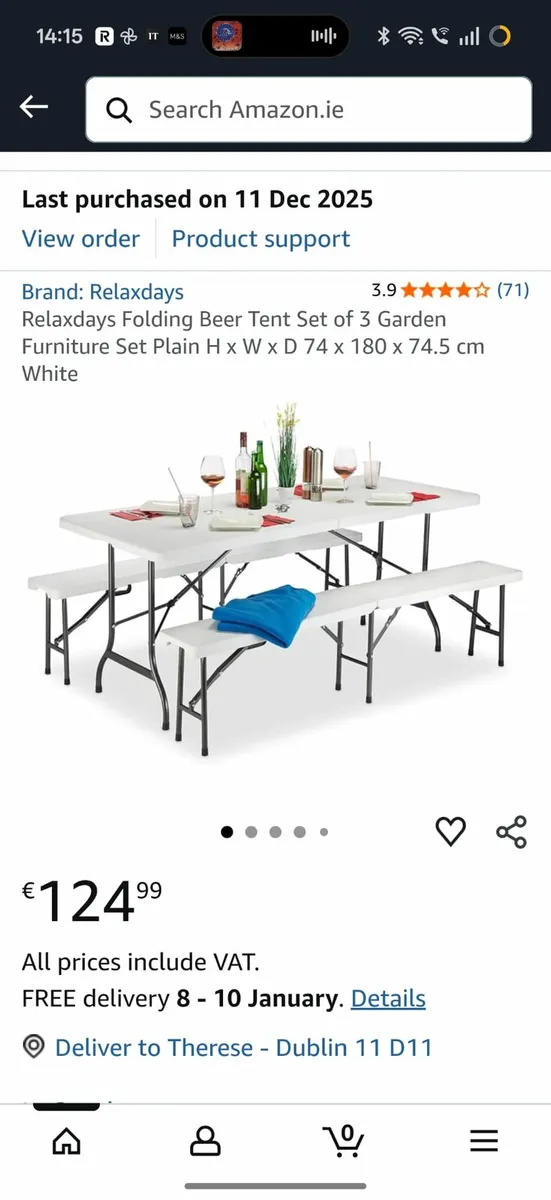 Foldable table and chairs - Image 2