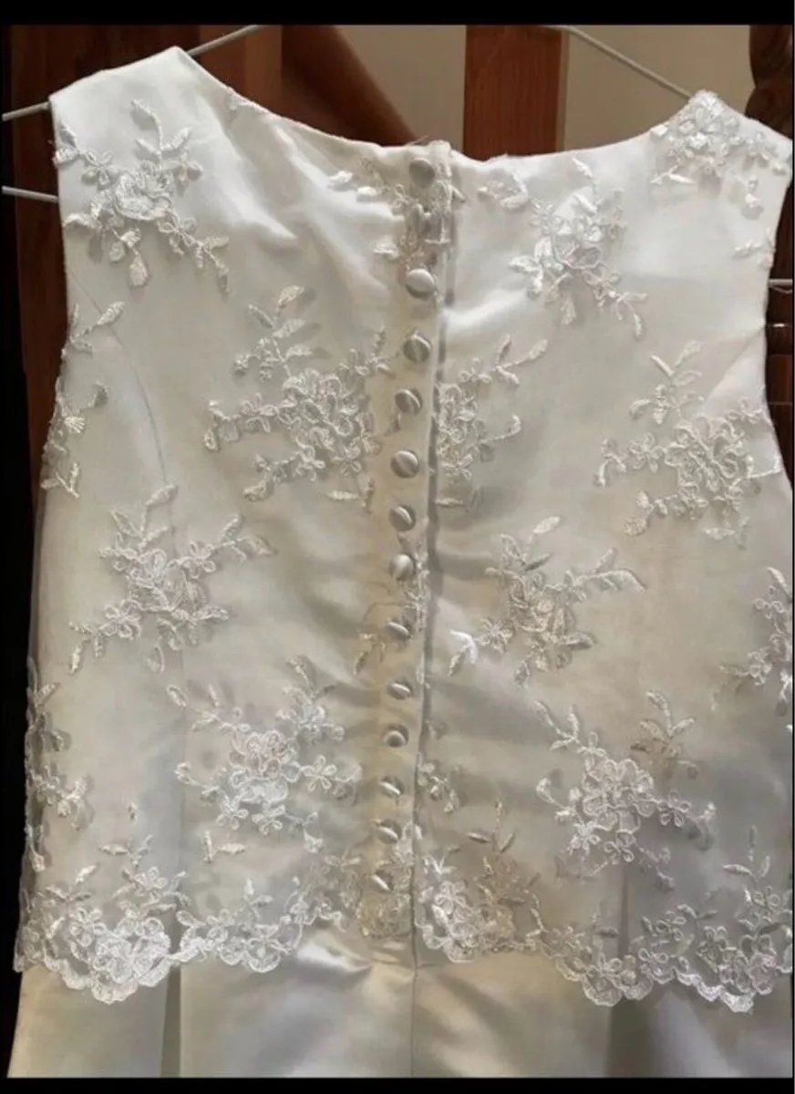 Communion Dress- Paul Costello Size 8 - Image 2
