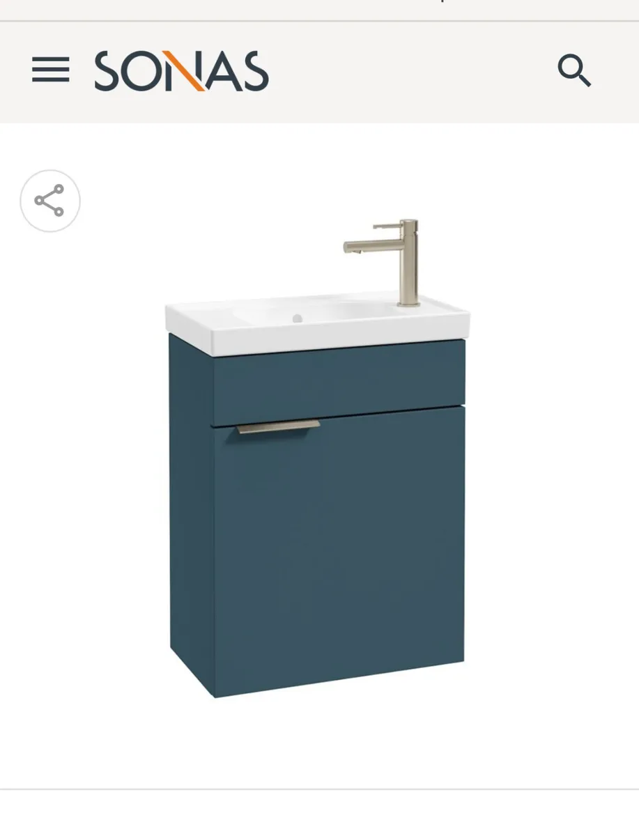 Sonas wall hung cloakroom unit - Image 1