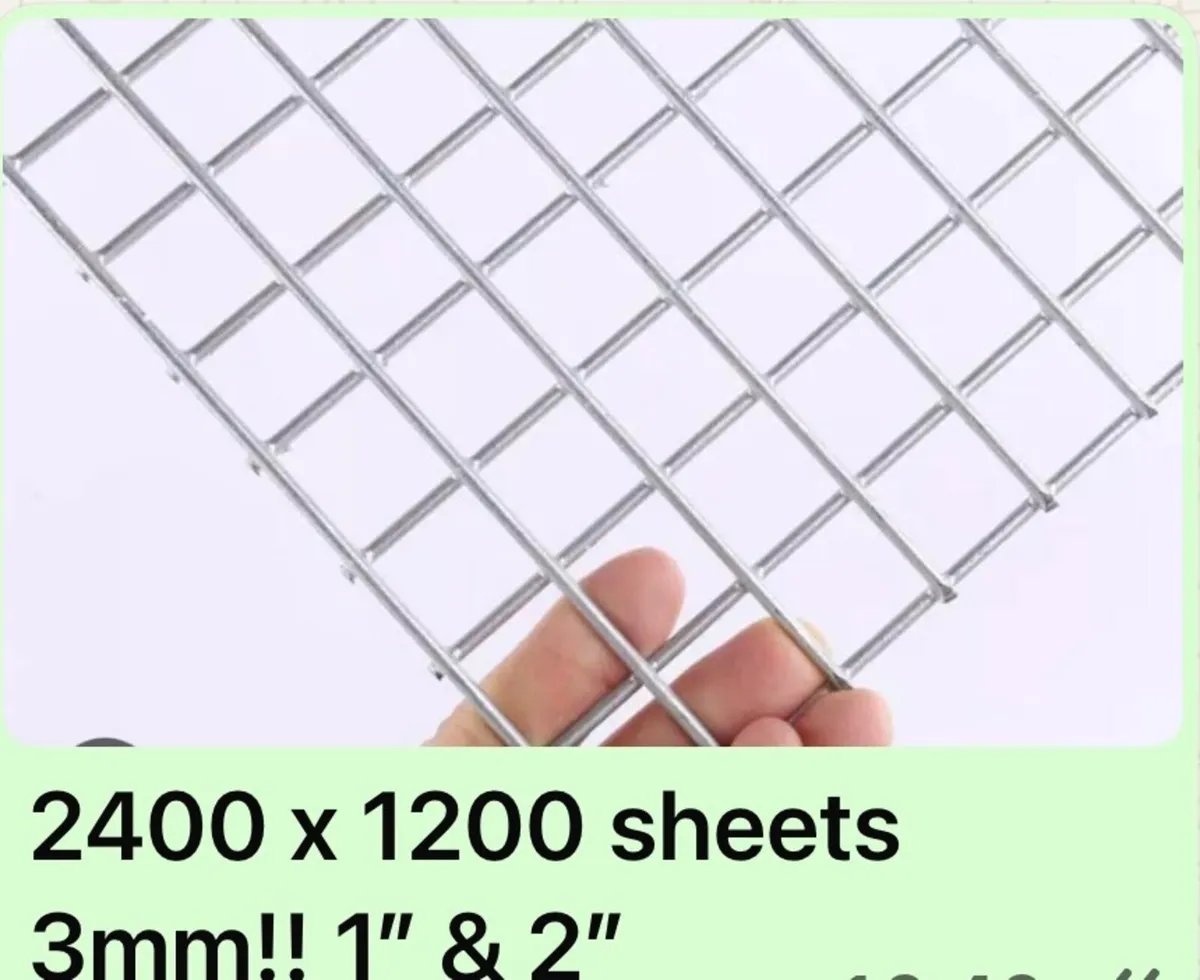 3mm mesh sheets 8ft x4ft.. no vat irish buyers - Image 1