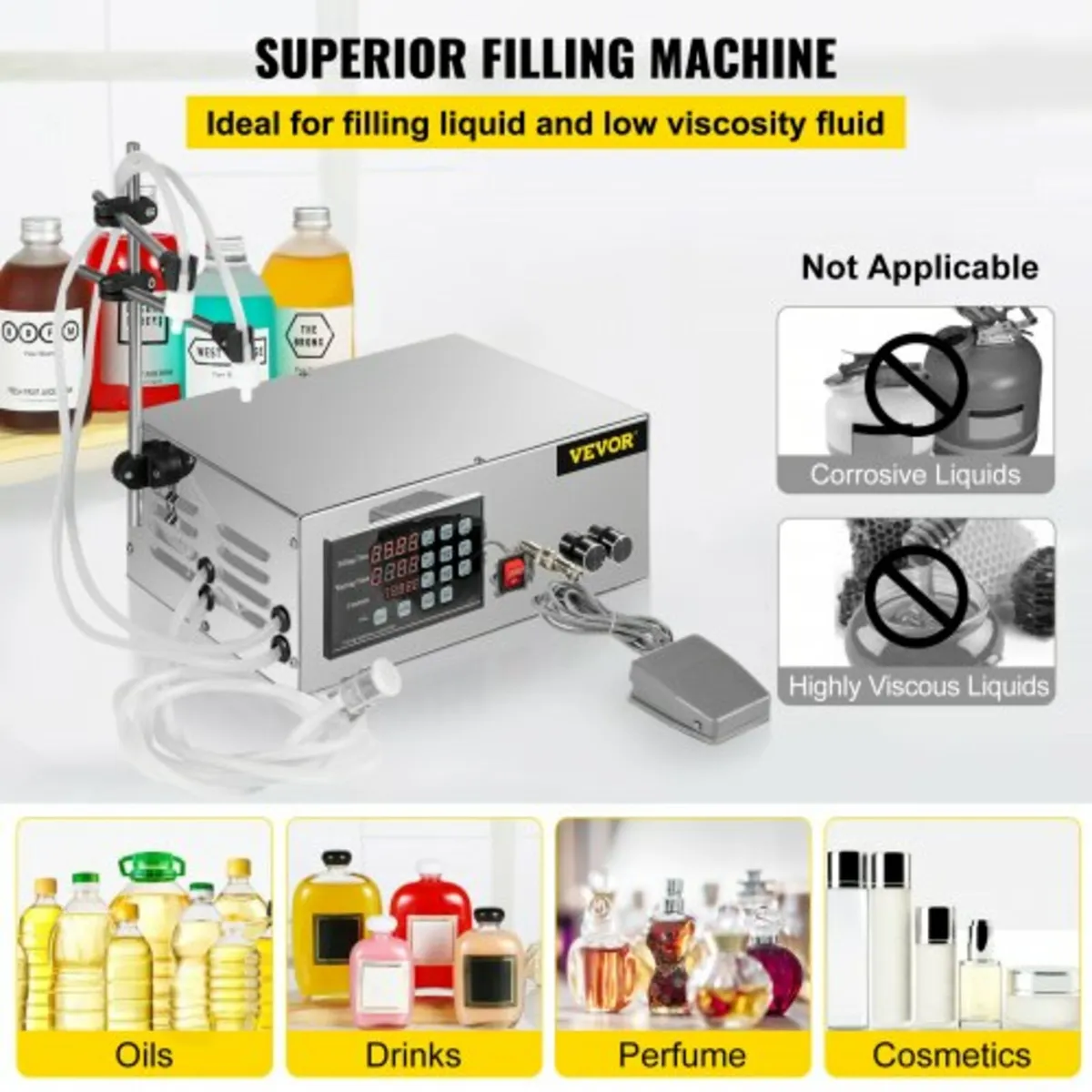 Liquid Filling Machine 5-3500ml Automatic Liquid F - Image 3
