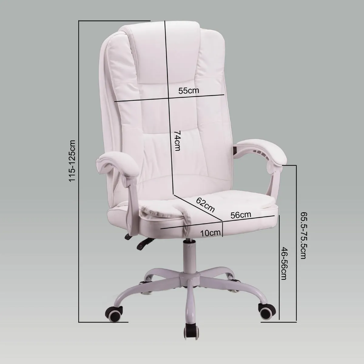 .High-back ergonomic office swivel chair executive - Image 3