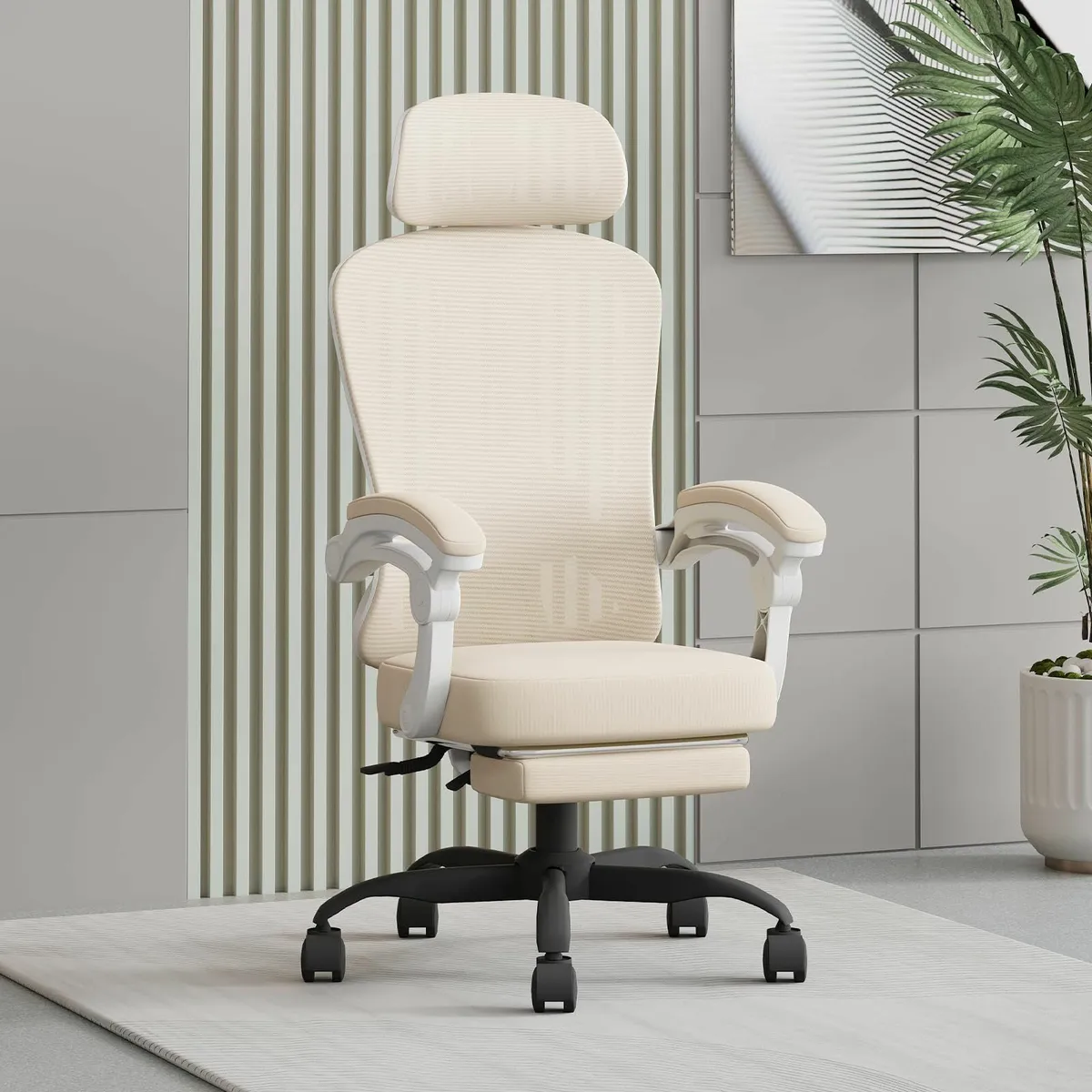HapGIFT Computer Chair Ergonomic Office with - Image 1