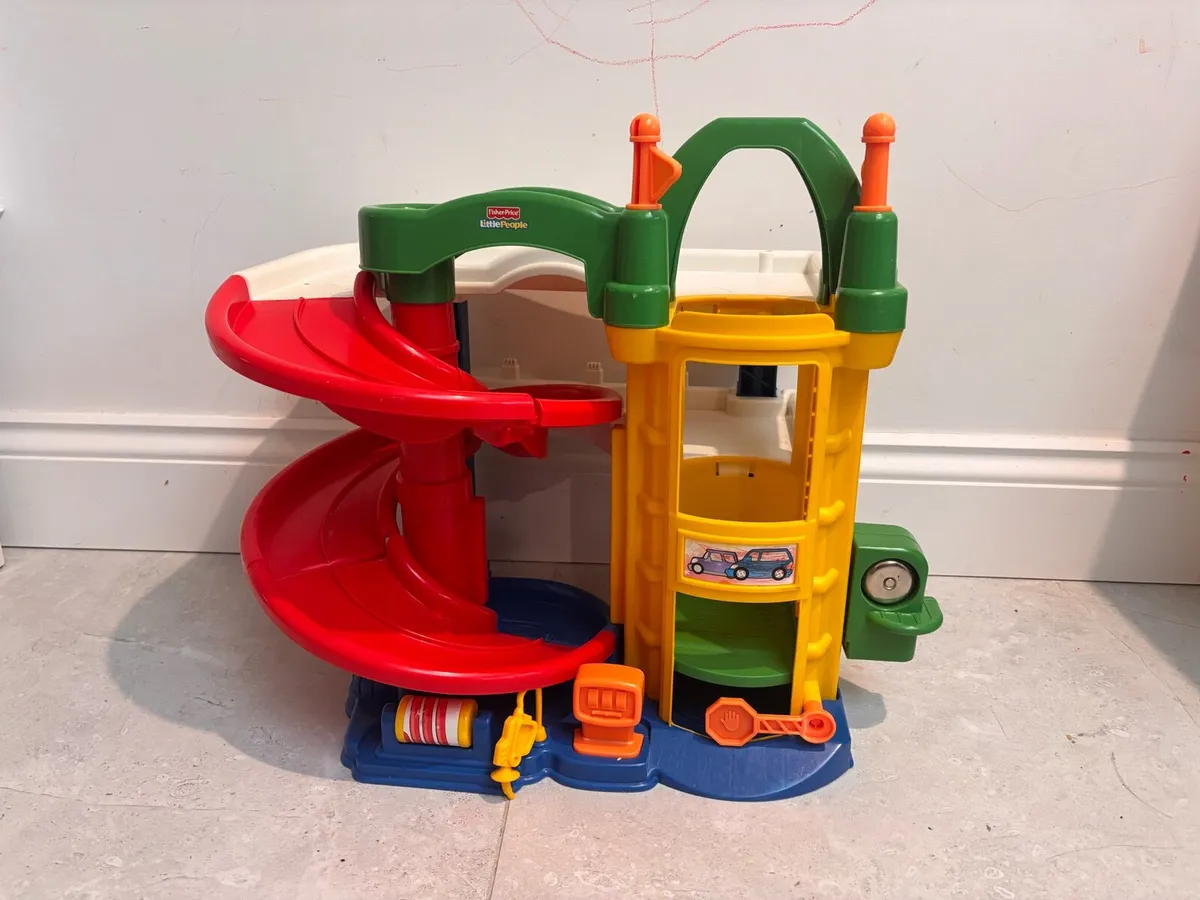 Fisher Price Little People Racing Car Ramp - Image 1