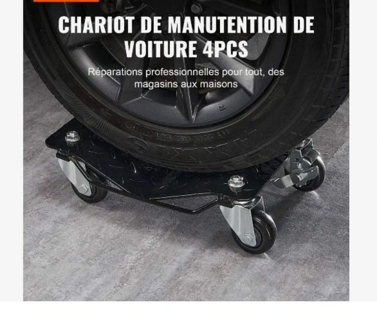 Car Dolly Wheel Tire Dolly 4 PCS - Image 3