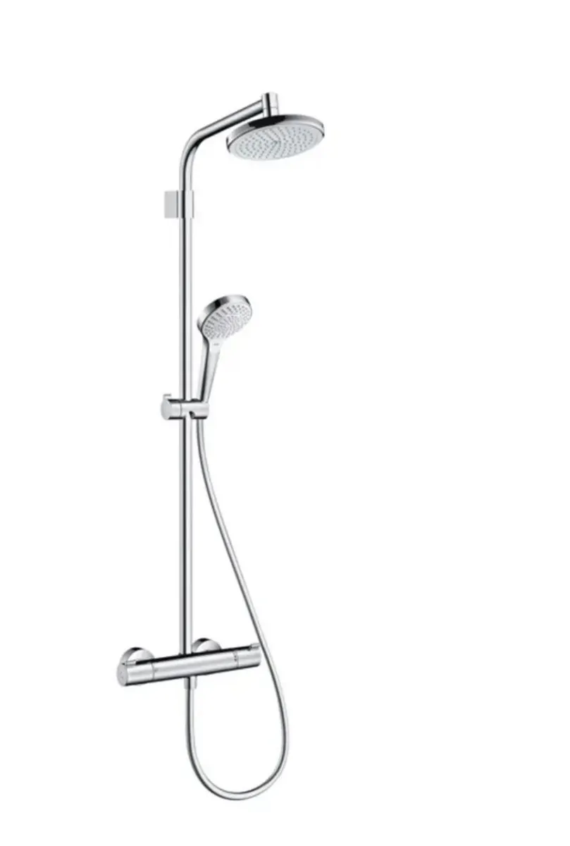 Hansgrohe Croma Thermostat Chrome Shower - Image 1