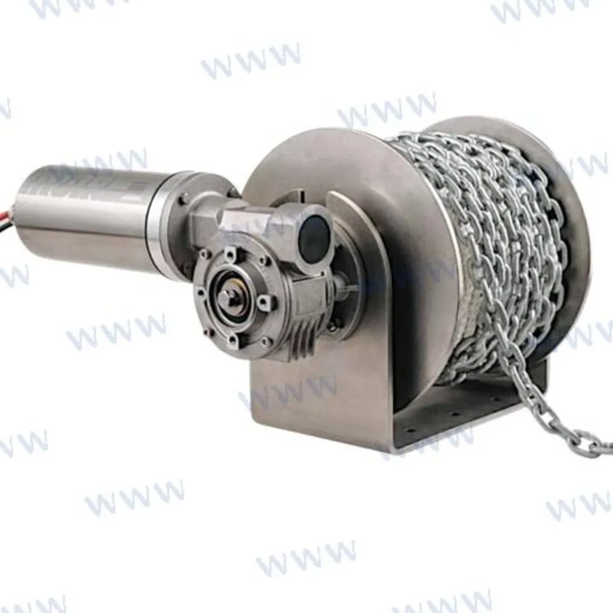 Drum Winch 800W 316SS Muir DW08 for 16-28ft Boats - Image 3