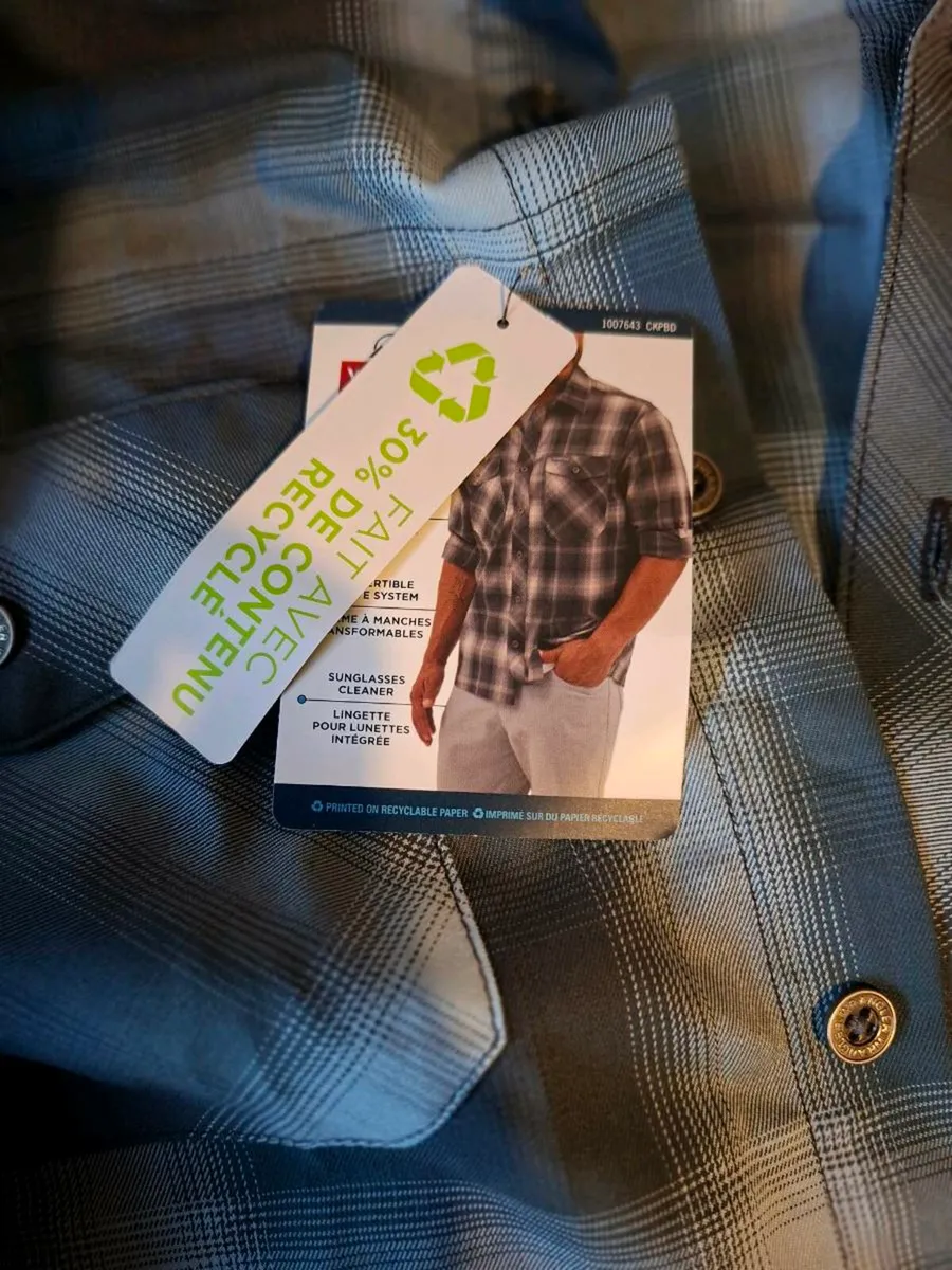 Brand New Wrangler Men's Outdoor Long Sleeve Shirt - Image 3