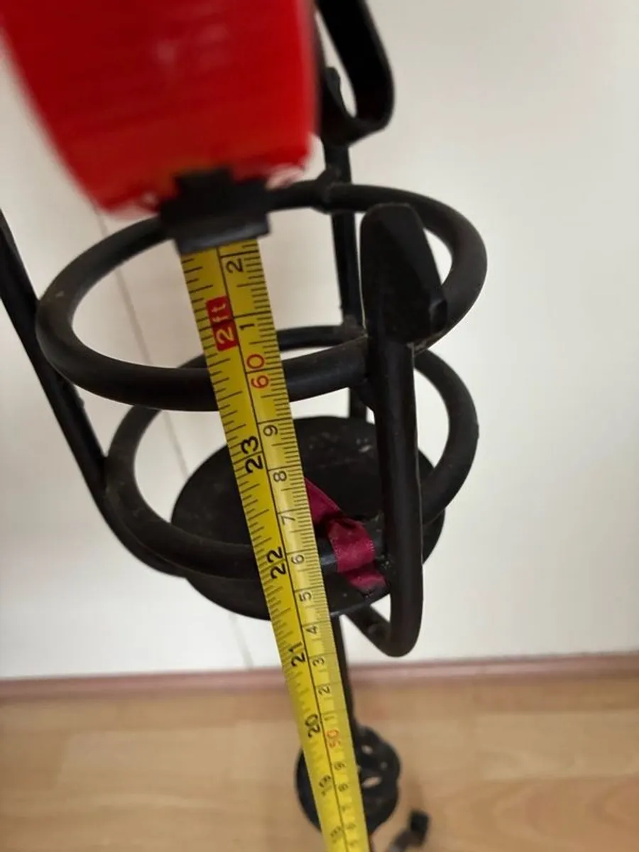 Iron Floor Candle Holder - Image 1