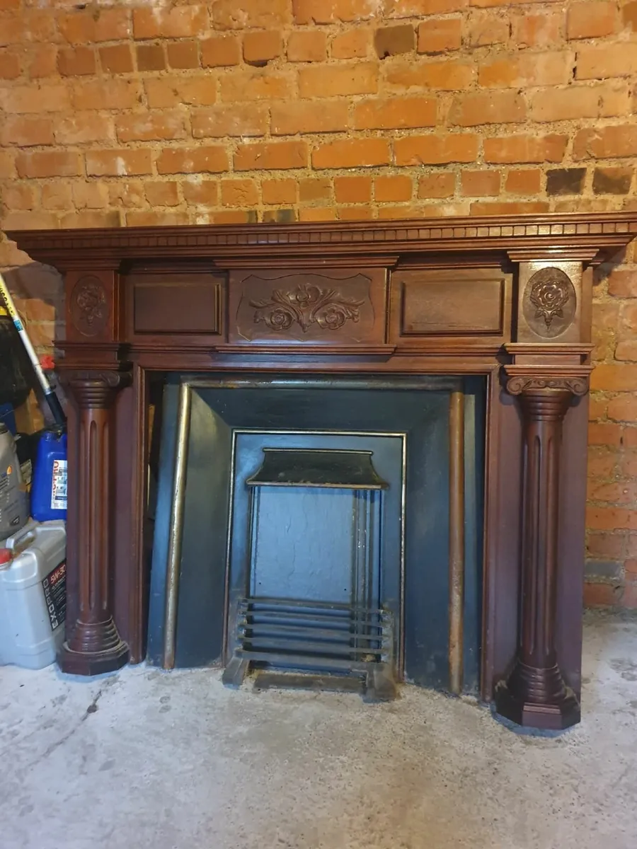 Mahogany fireplace - Image 2