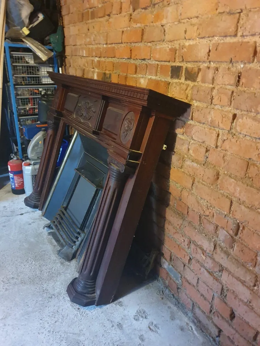 Mahogany fireplace - Image 3