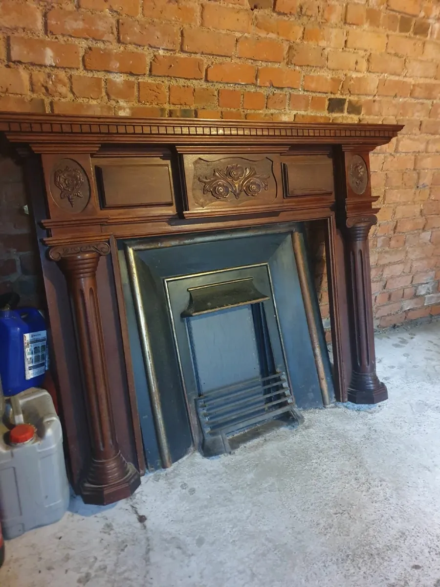 Mahogany fireplace - Image 4