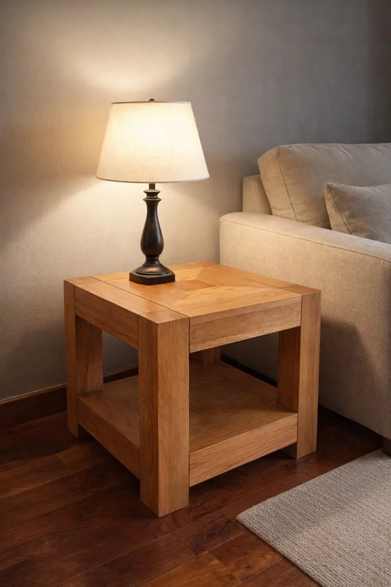 Oak side tables