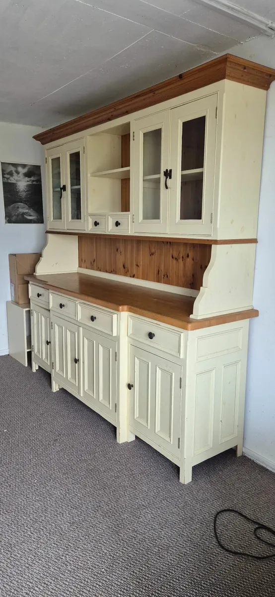 Hand Painted Solid Wood Kitchen dresser - Image 3