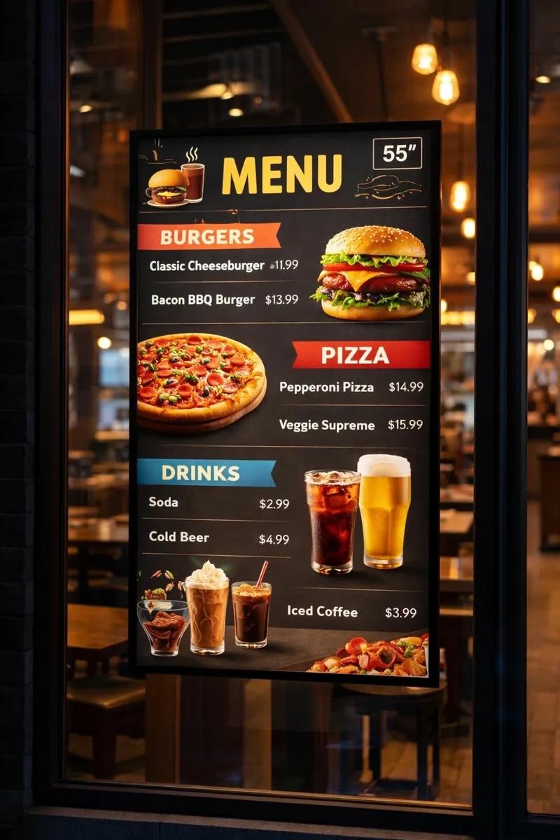 55" Panasonic Digital Signage Advertising Display - Image 3