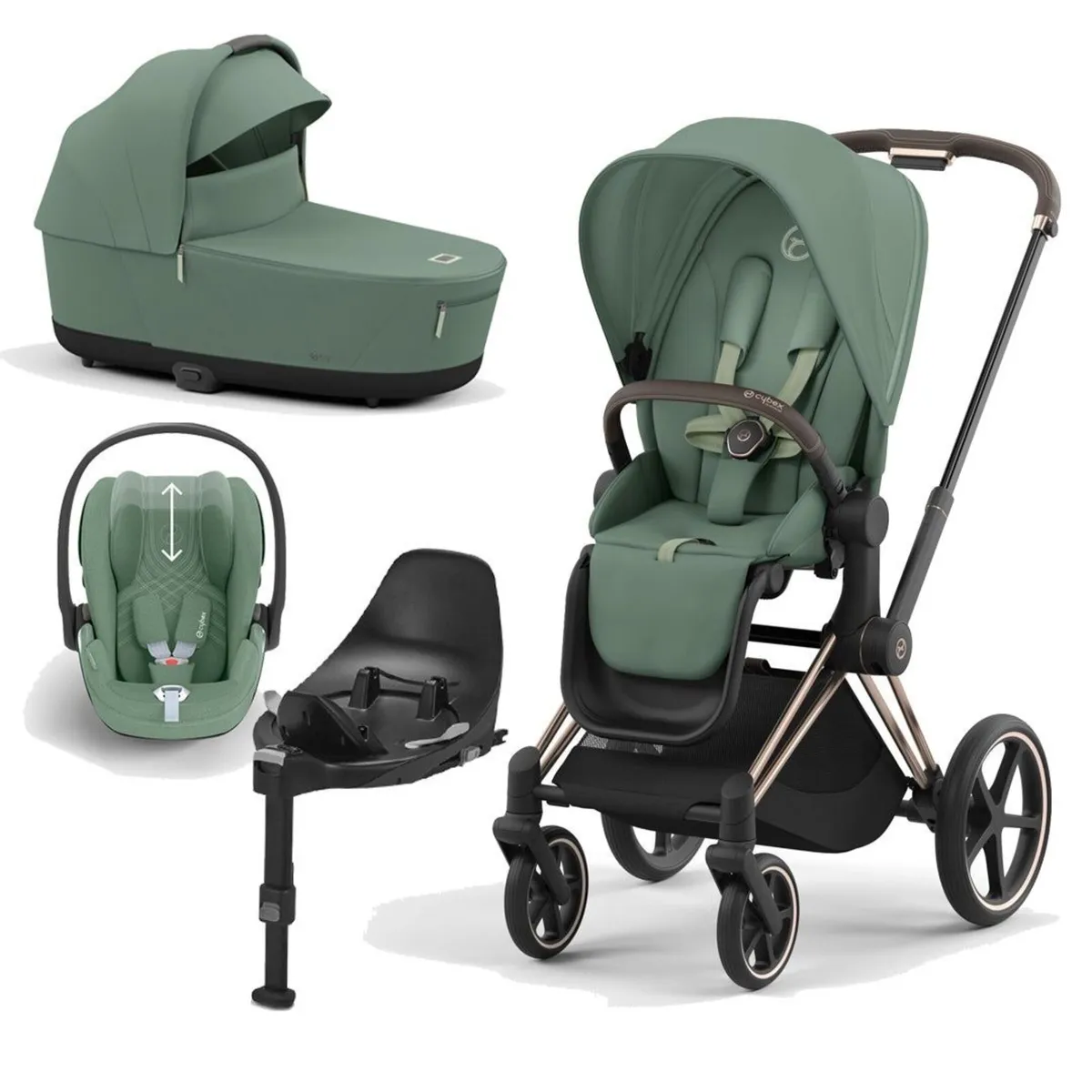 CYBEX E-Priam travel system with Cloud T car seat - Image 4