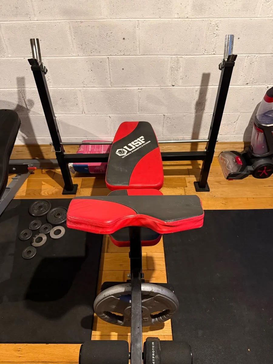 Squat rack and bench press - Image 4