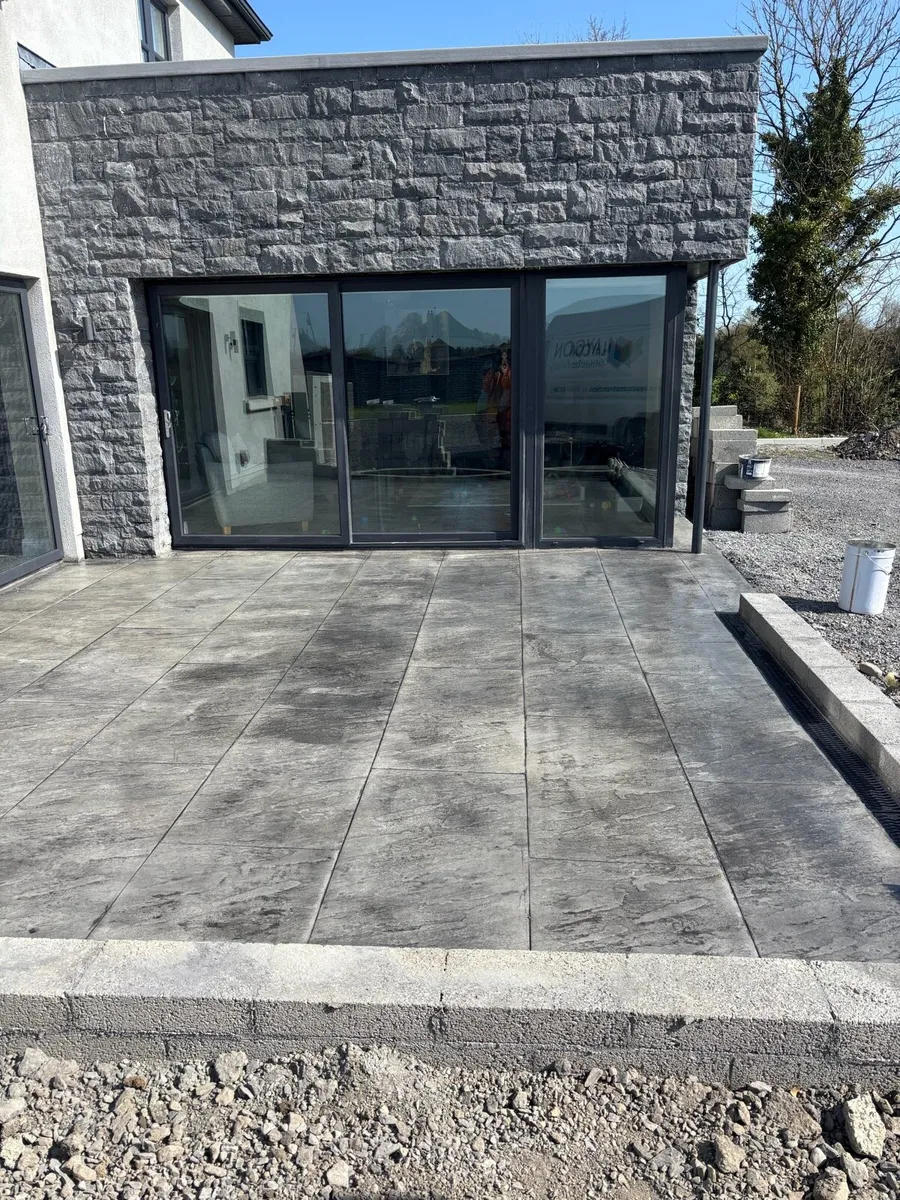 Imprinted concrete/concrete works - Image 4