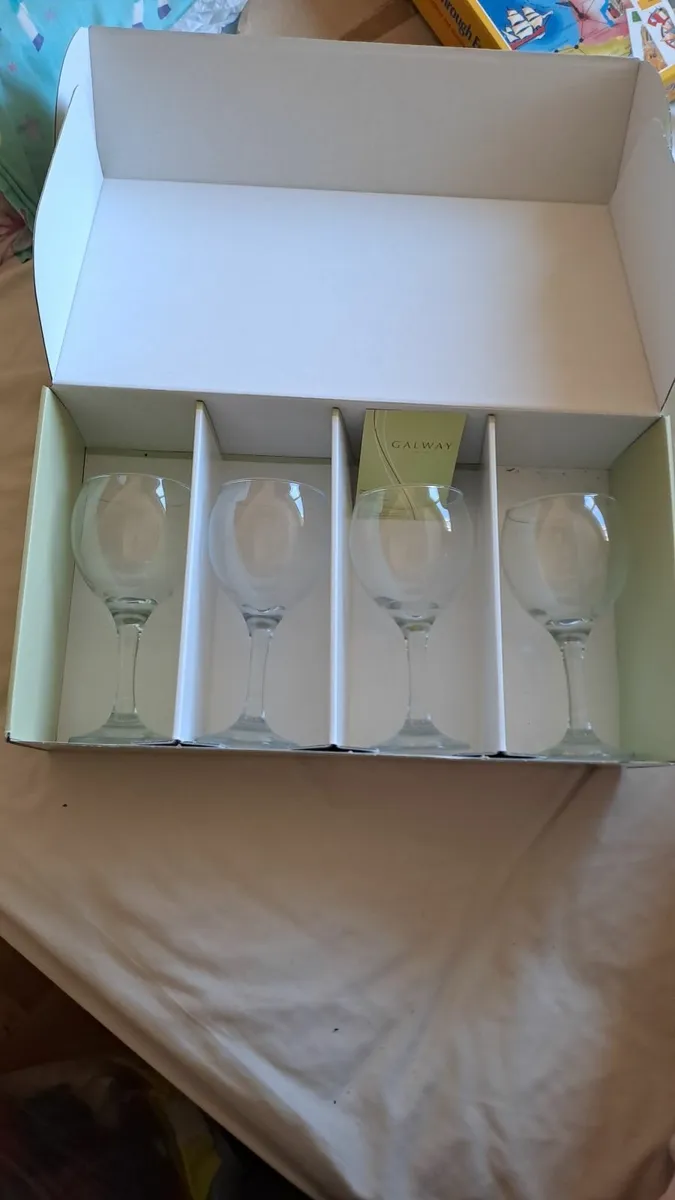 Galway Crystal Wine Glasses