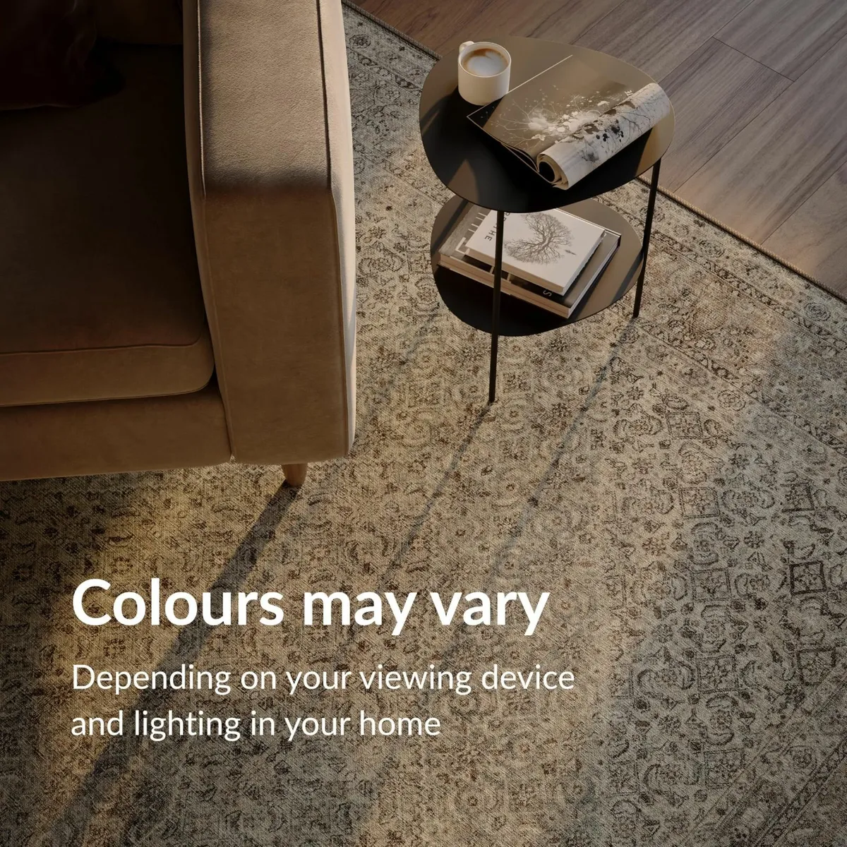 Machine Washable Rug 80x150cm 75% Recycled Cotton - Image 4