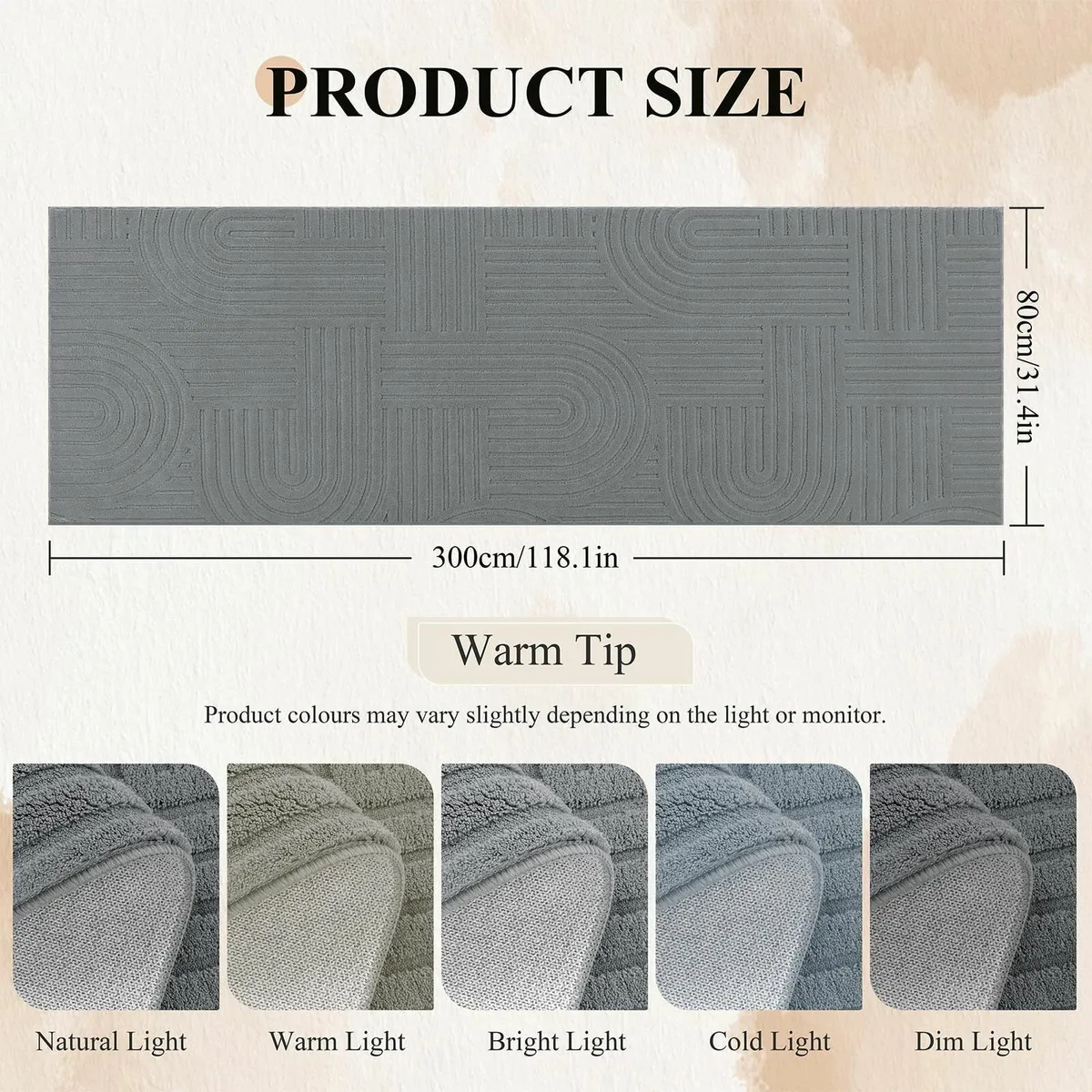 Carpet Runners For Hallways Non Slip Extra Long - Image 2