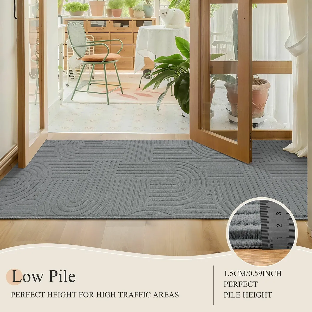 Carpet Runners For Hallways Non Slip Extra Long - Image 3