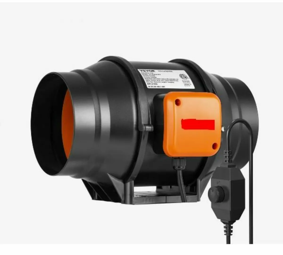 Inline Duct Fan, 152.4mm 323.7 CFM - Image 1