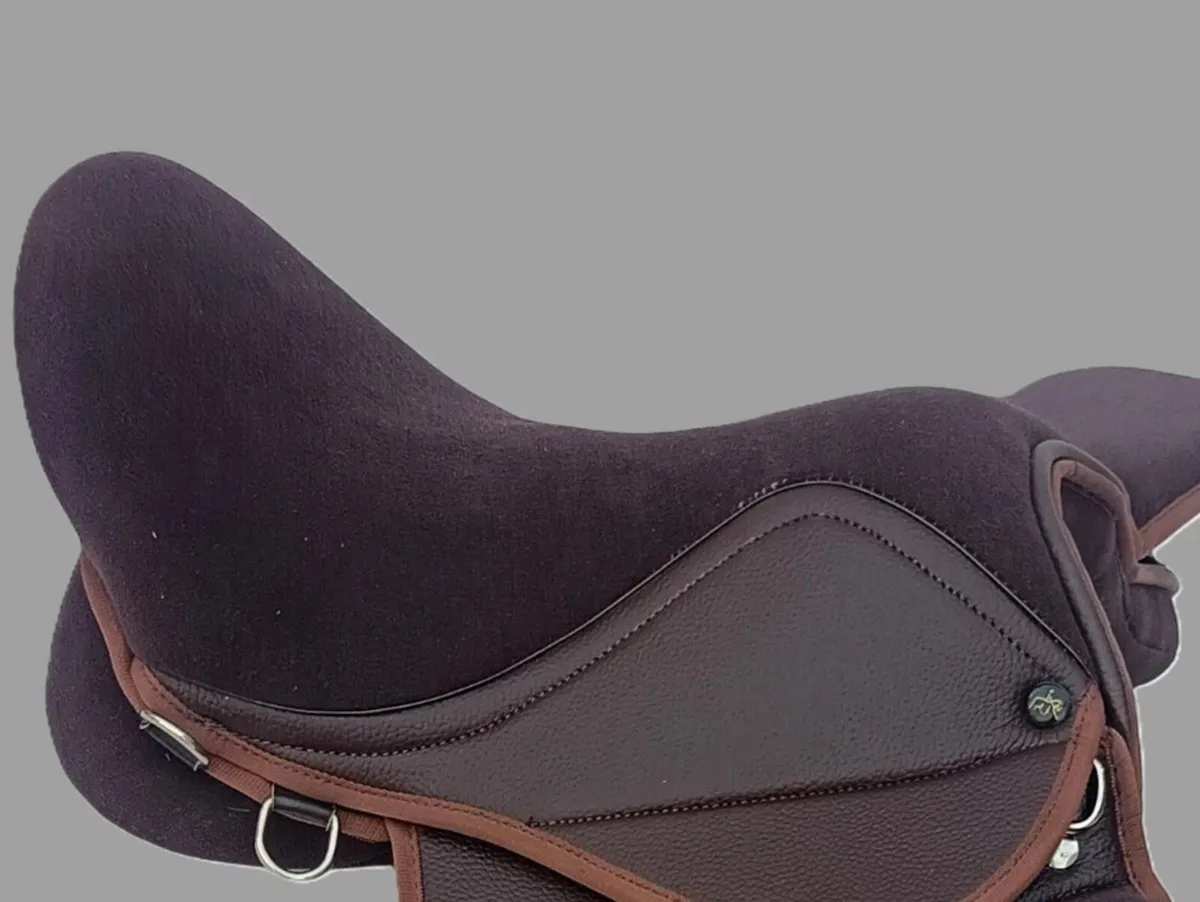 NEW Halflinger Horse Suede Saddle Sizes14 15 16 17 - Image 4