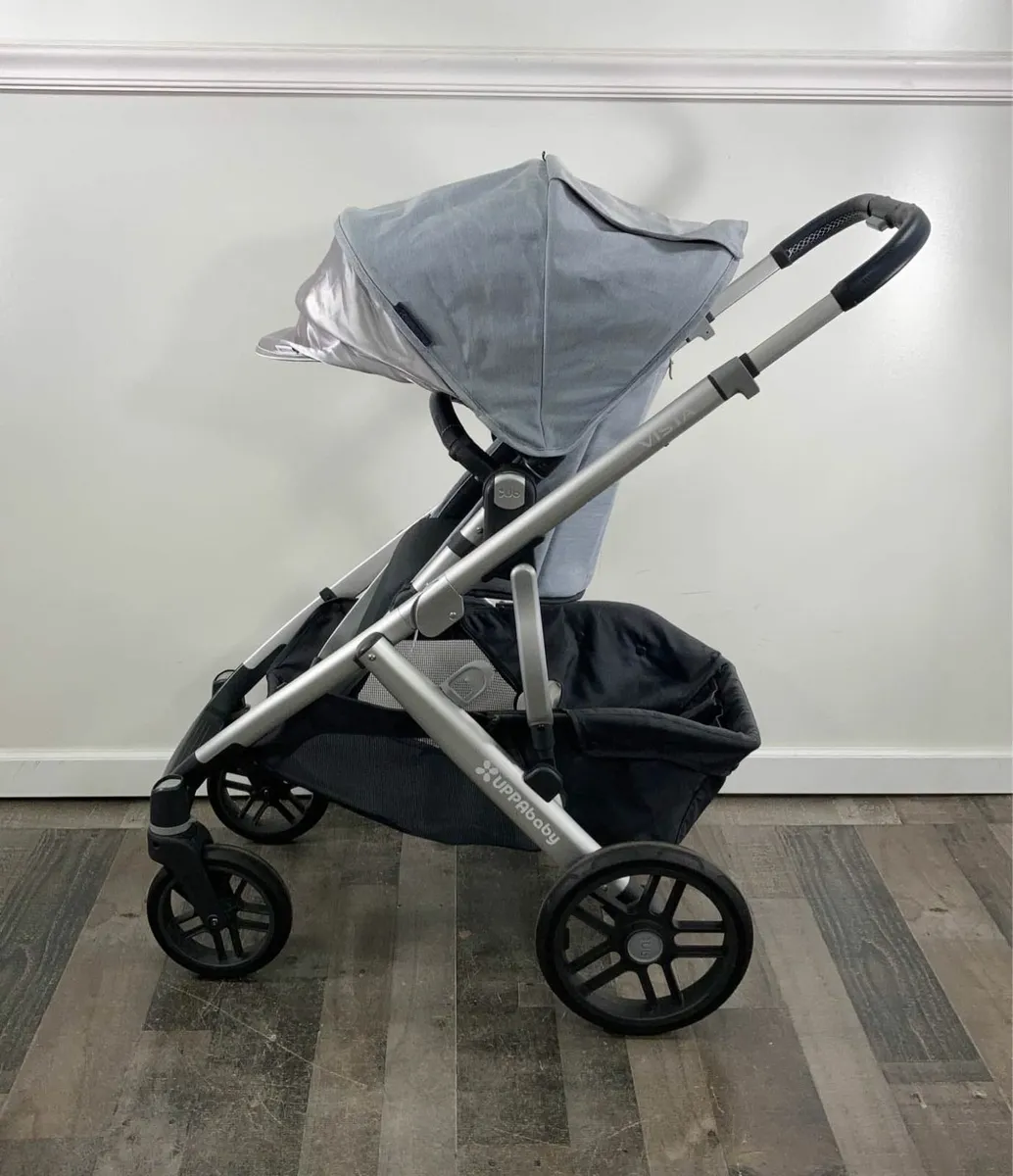 UPPAbaby Vista Travel System – William (Blue/Grey) - Image 2