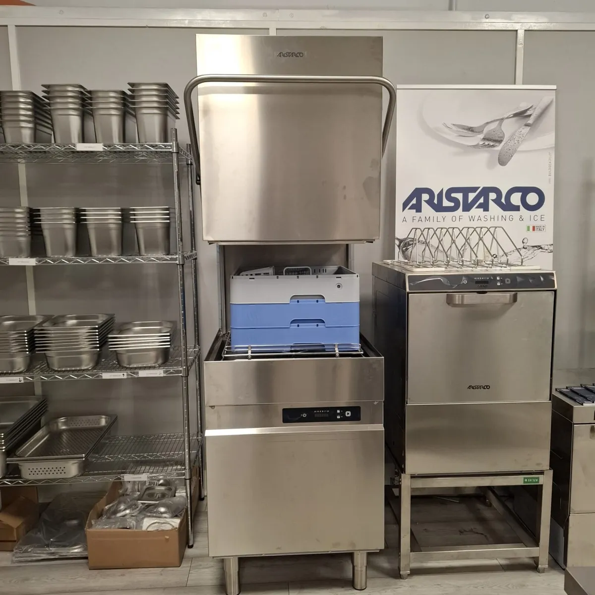 Aristarco AH800 Pass Through Hood Type Dishwasher - Image 2