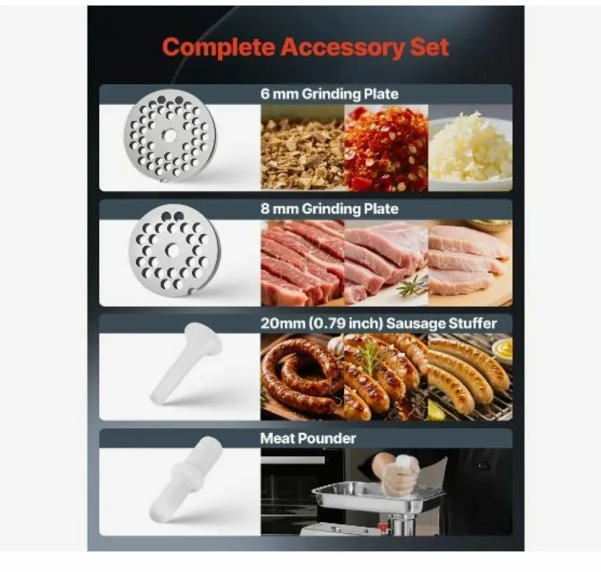 Commercial Electric Meat Grinder - Image 2