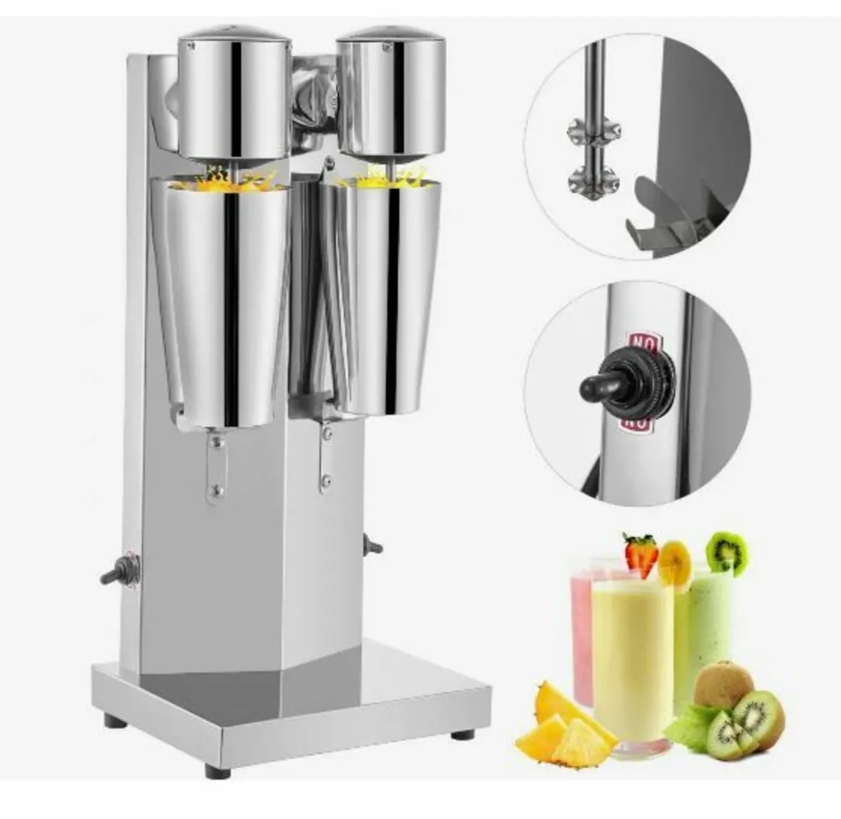 Milkshake Maker Kit, Stainless Steel - Image 1
