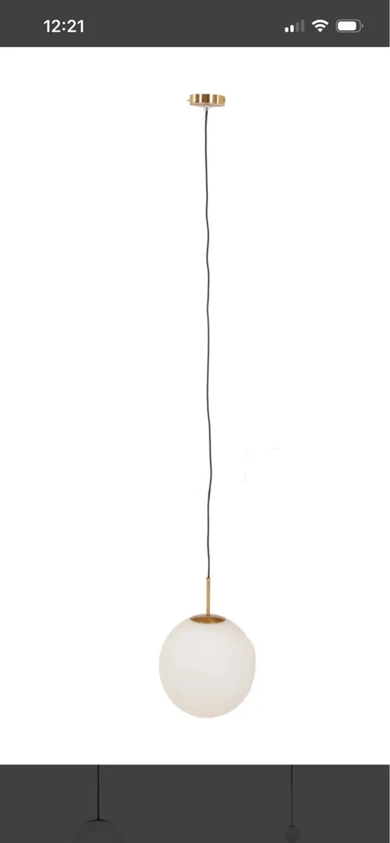 Antique Bronze pedant lights- New in box - Image 2