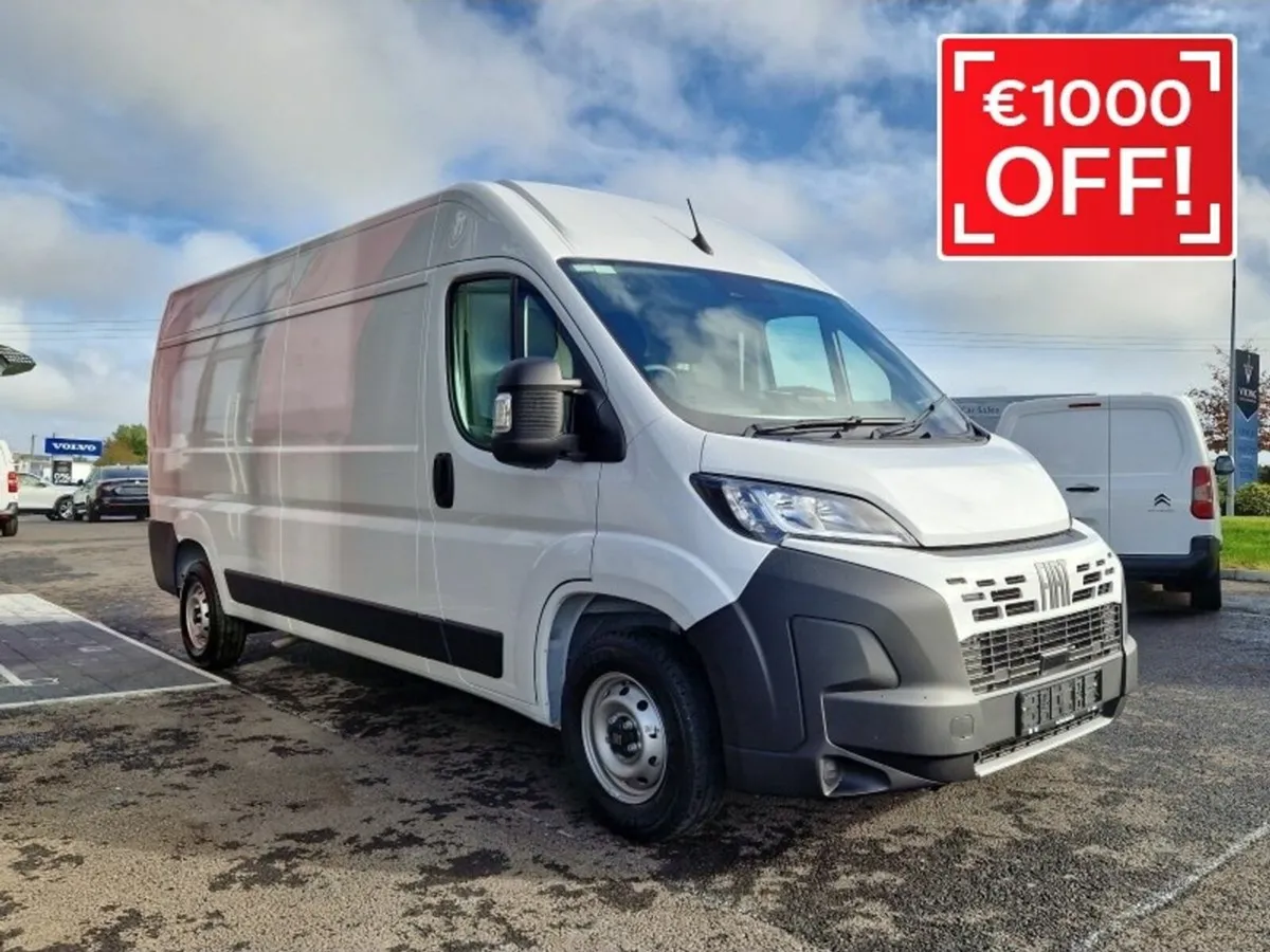 Fiat Ducato new MCA L3H2 2.2 140hp 5 year warranty - Image 1